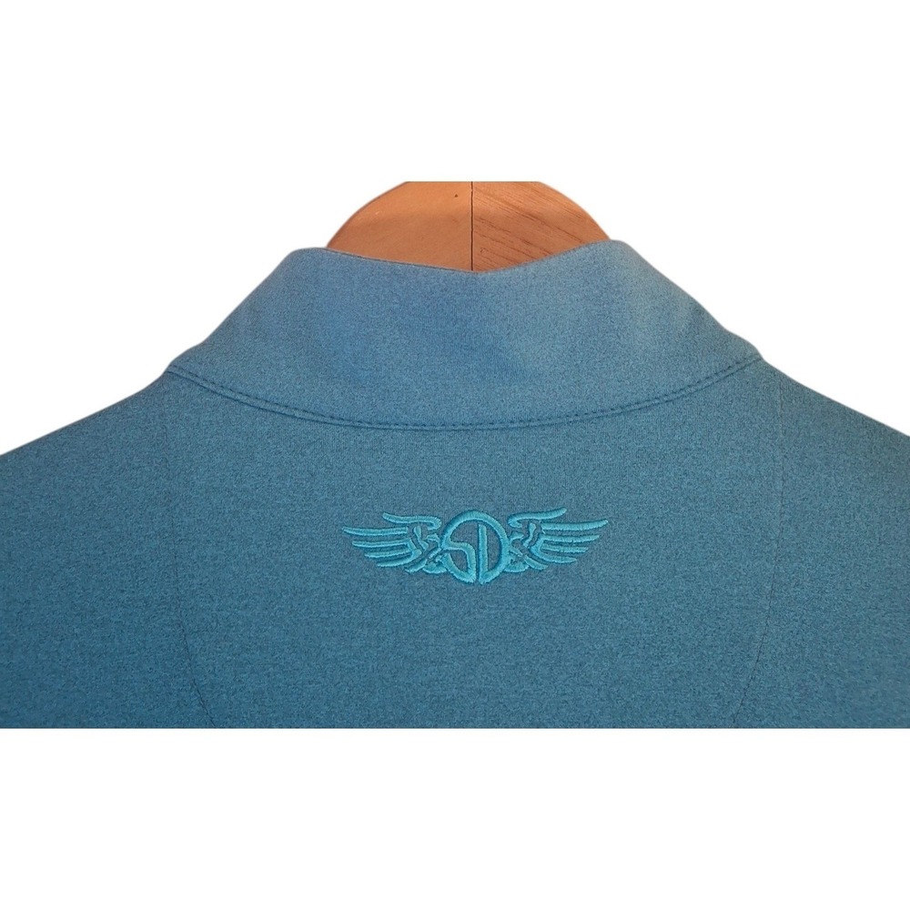 Straight Down Mens US Open LACC 123rd 1/4 Zip Pullover Blue Small Golf - Picture 6 of 10